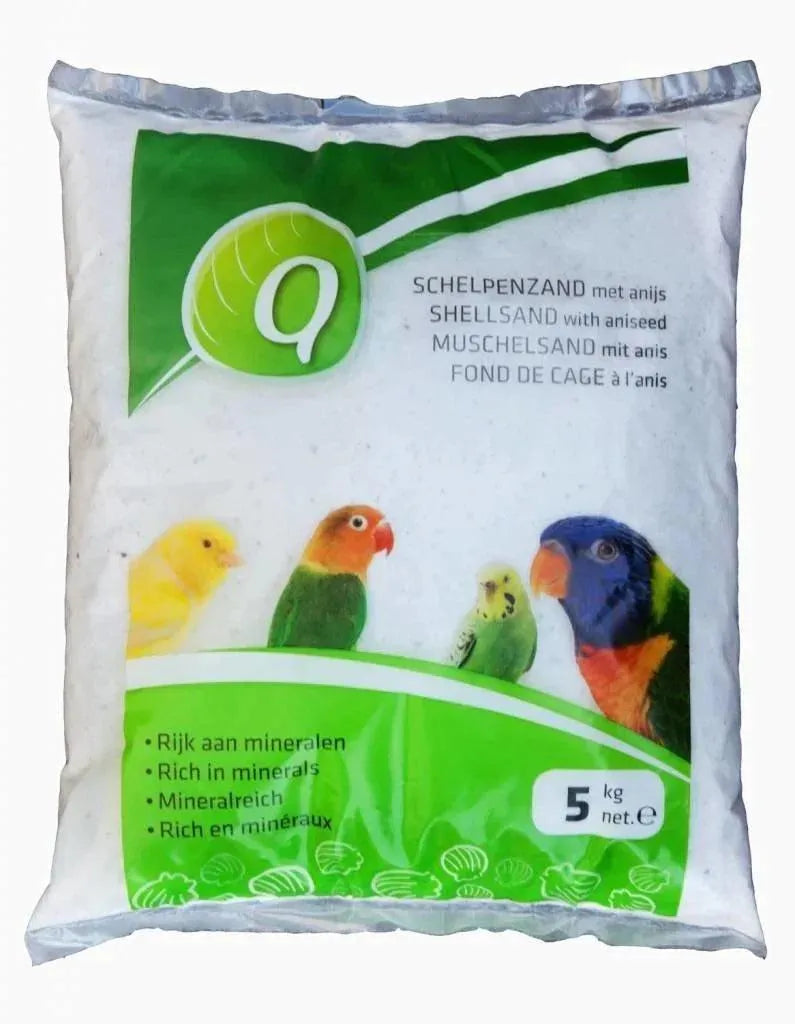 Q-schelpenzand (20 kg) - Onlinedierenwereld