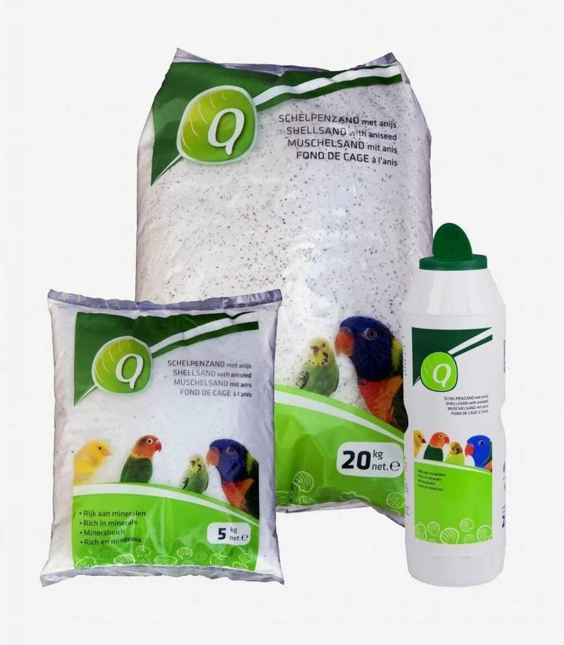 Q-schelpenzand (20 kg) - Onlinedierenwereld