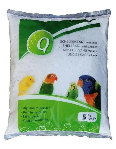 Q-schelpenzand (5 kg) - Onlinedierenwereld