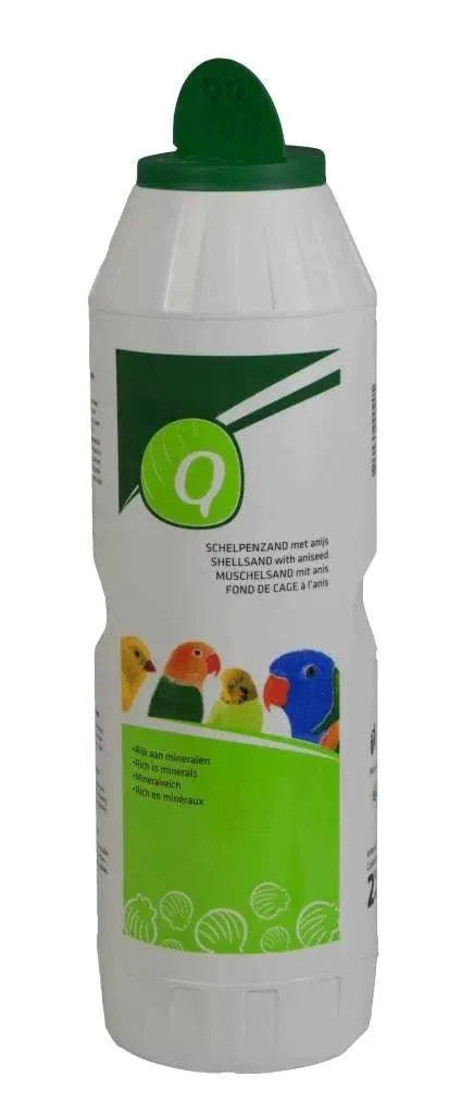 Q-schelpenzand (strooibus 2 kg) - Onlinedierenwereld