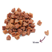 Renske Kat beloning hartjes Zalm (6 x 100g) - Onlinedierenwereld