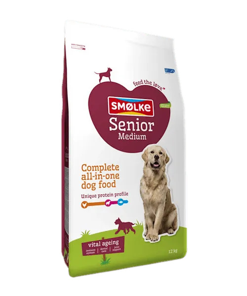 Smølke Senior Medium 12 kg - Onlinedierenwereld