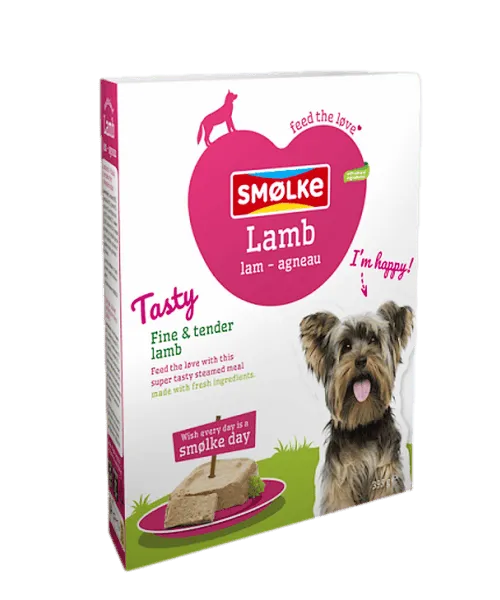 Smølke Vers gestoomde maaltijd Lam - Onlinedierenwereld