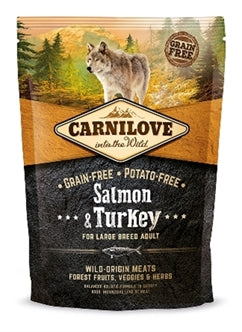Carnilove Salmon/Turkey Adult Large Breed (1,5 kg) - Onlinedierenwereld