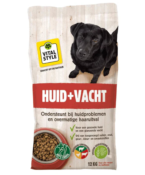 VITALstyle Huid en Vacht Hond 12 kg - Onlinedierenwereld.nl