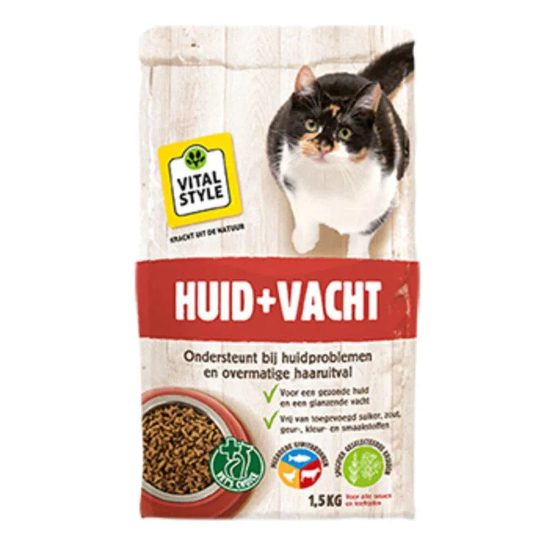 VITALstyle Huid en Vacht Kat - Onlinedierenwereld