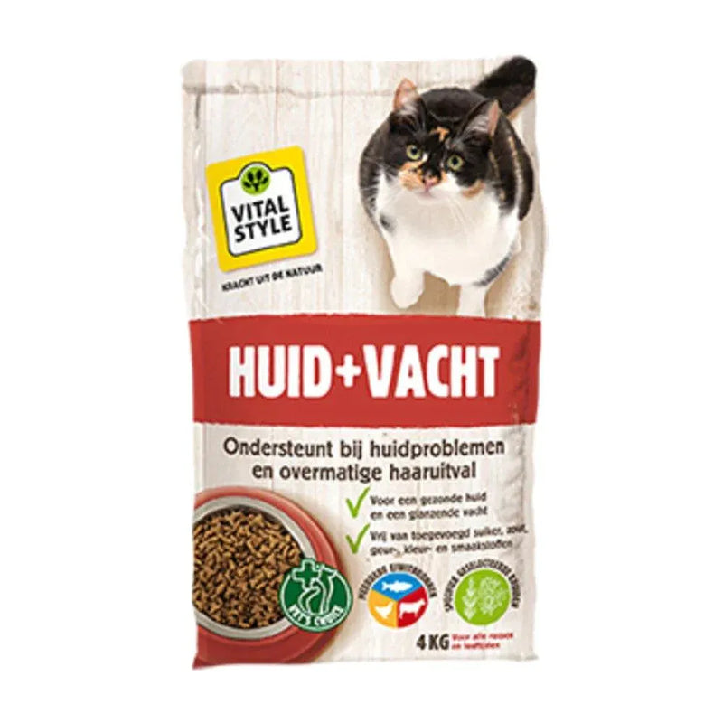 VITALstyle Huid en Vacht Kat - Onlinedierenwereld