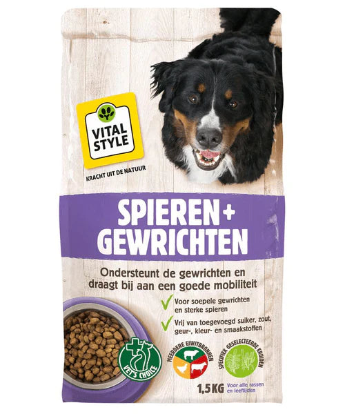 VITALstyle Spieren en Gewrichten Hond 1,5 kg- Onlinedierenwereld.nl