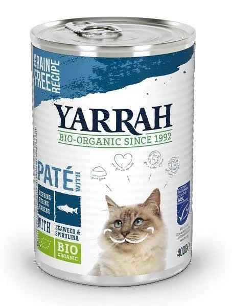 Yarrah Pate Vis met Spirulina en Zeewier (6 x 400g) - Onlinedierenwereld